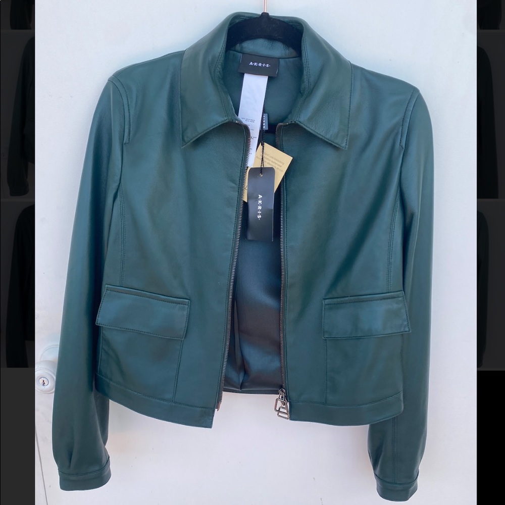 AKRIS army green jacket size 4